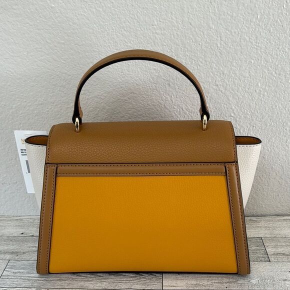 Michael Kors Whitney Goldenrod Medium Satchel NWT - Picture 2 of 13